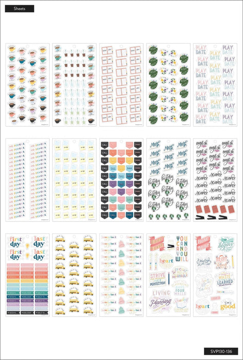 Me & My Big Ideas Happy Planner Sticker Value Pack - Wake Up & Teach BIG