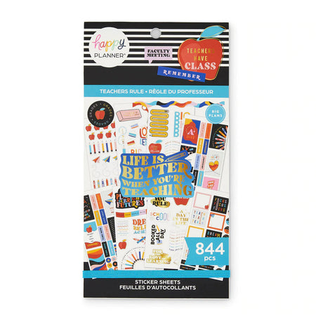 Me & My Big Ideas Happy Planner Sticker Value Pack - Teachers Rule