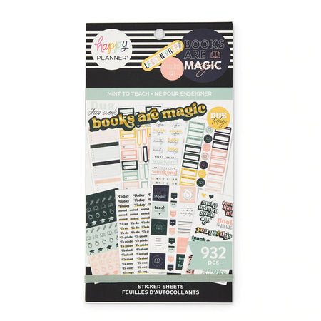 Me & My Big Ideas Happy Planner Sticker Value Pack - Mint To Teach