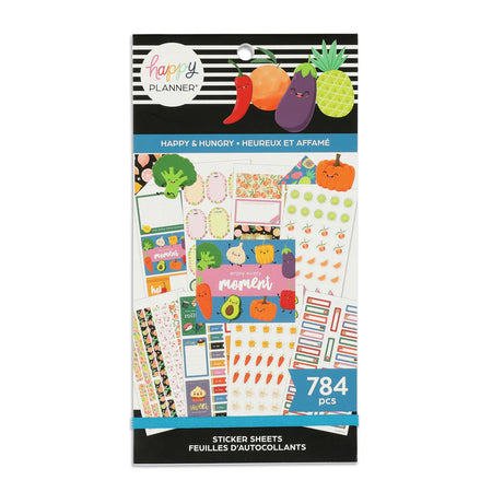Me & My Big Ideas Happy Planner Sticker Value Pack - Happy & Hungry