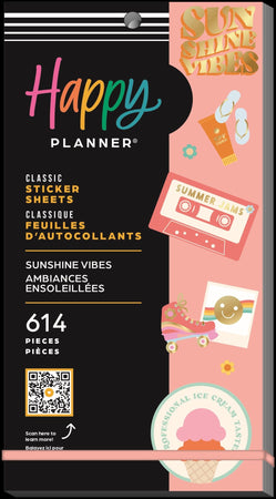 Me & My Big Ideas Happy Planner - Sticker Value Pack Sunshine Vibes Classic