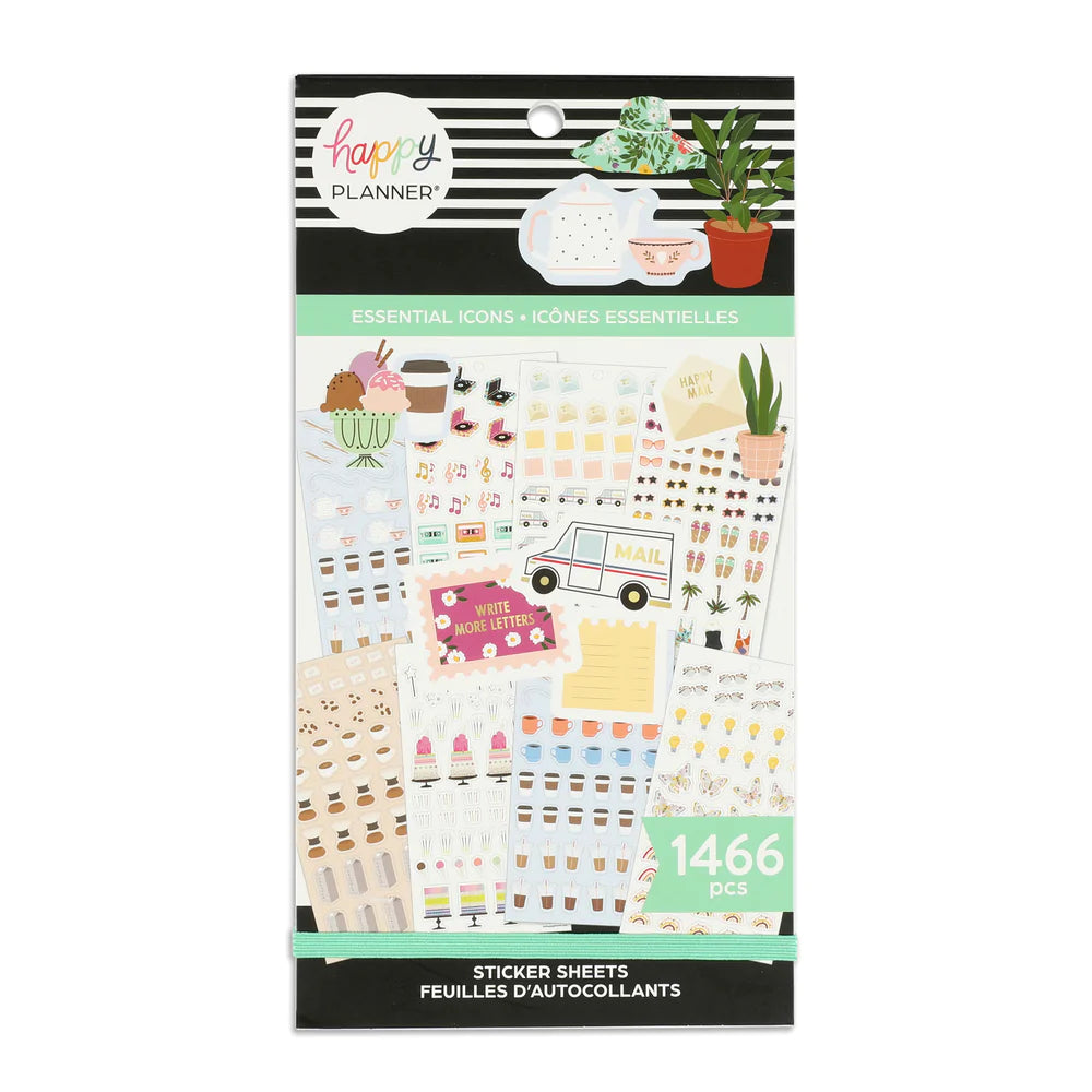 Me & My Big Ideas Happy Planner Sticker Value Pack - Essential Icons