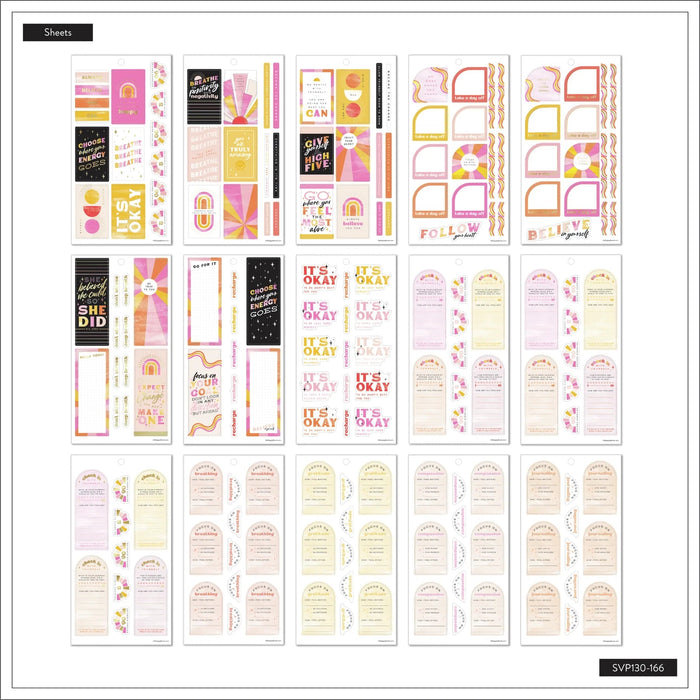 Me & My Big Ideas Happy Planner Sticker Value Pack - Feels Like Sunshine