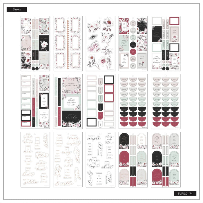 Me & My Big Ideas Happy Planner Sticker Value Pack - La Fleur