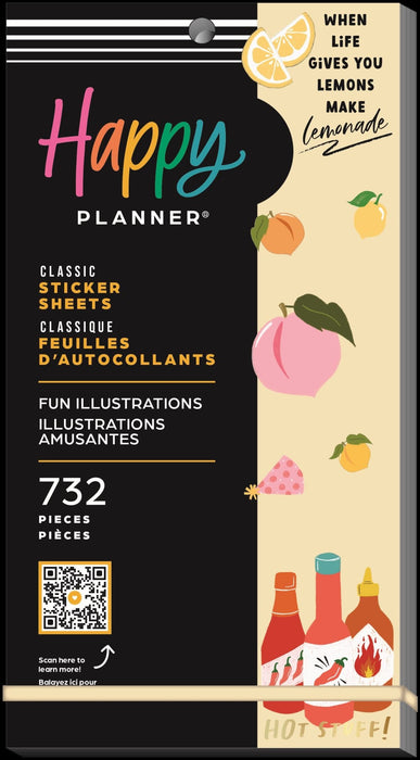 Me & My Big Ideas Happy Planner - Sticker Value Pack Fun Illustrations Classic