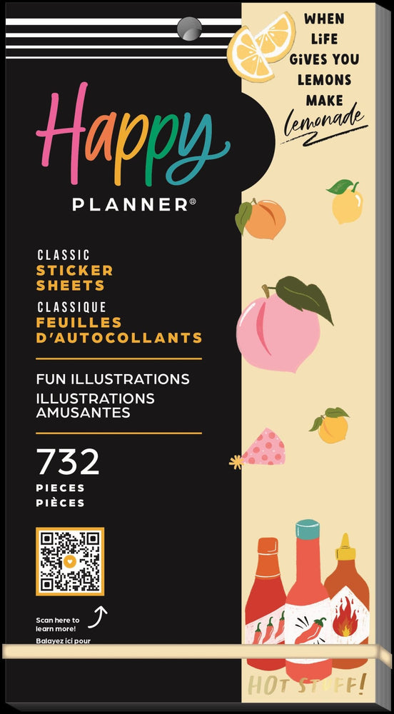 Me & My Big Ideas Happy Planner - Sticker Value Pack Fun Illustrations Classic