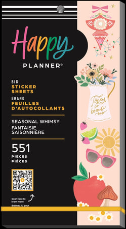 Me & My Big Ideas Happy Planner - Sticker Value Pack Seasonal Whimsy BIG