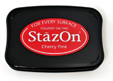 StazOn Inkpad - Cherry Pink