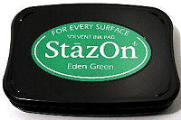 StazOn Inkpad - Eden Green