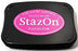 StazOn Inkpad - Fuchsia Pink