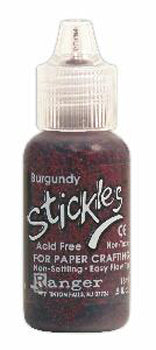 Stickles Glitter Glue - Burgundy