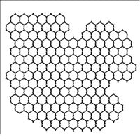 Crafter's Workshop 6x6 Template - Chickenwire Reversed