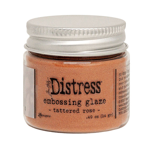 Ranger Distress Embossing Glaze - Tattered Rose