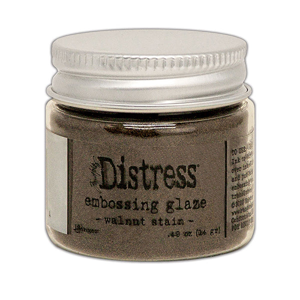 Ranger Distress Embossing Glaze - Walnut Stain