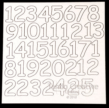 Tando Creative - Mini Advent Numbers