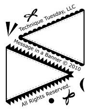 Technique Tuesday - Message in a Banner