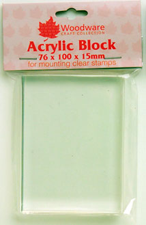 Woodware Medium Acrylic Block 