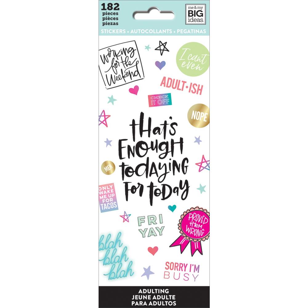 Me & My Big Ideas Stickers - Adulting