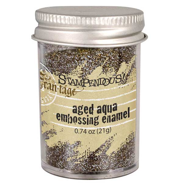 Stampendous Frantage Embossing Enamel - Aged Aqua