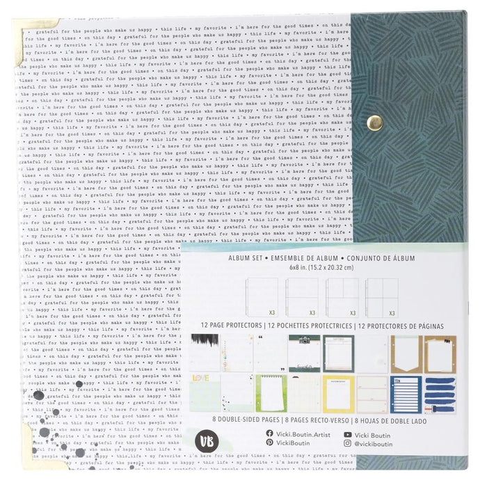 American Crafts Vicki Boutin Print Shop - 6x8 Album Set