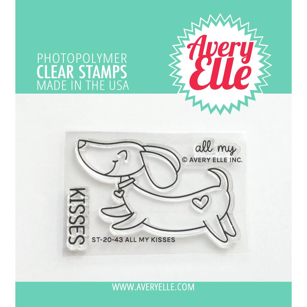 Avery Elle Clear Stamps - All My Kisses