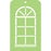 Kaisercraft Mini Designer Template - Arch Window