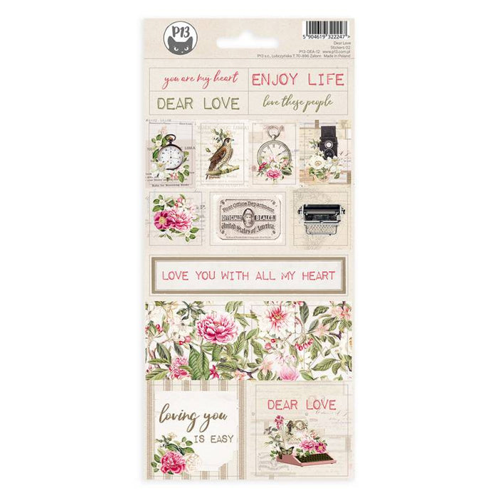 P13 Dear Love - Sticker sheet #2