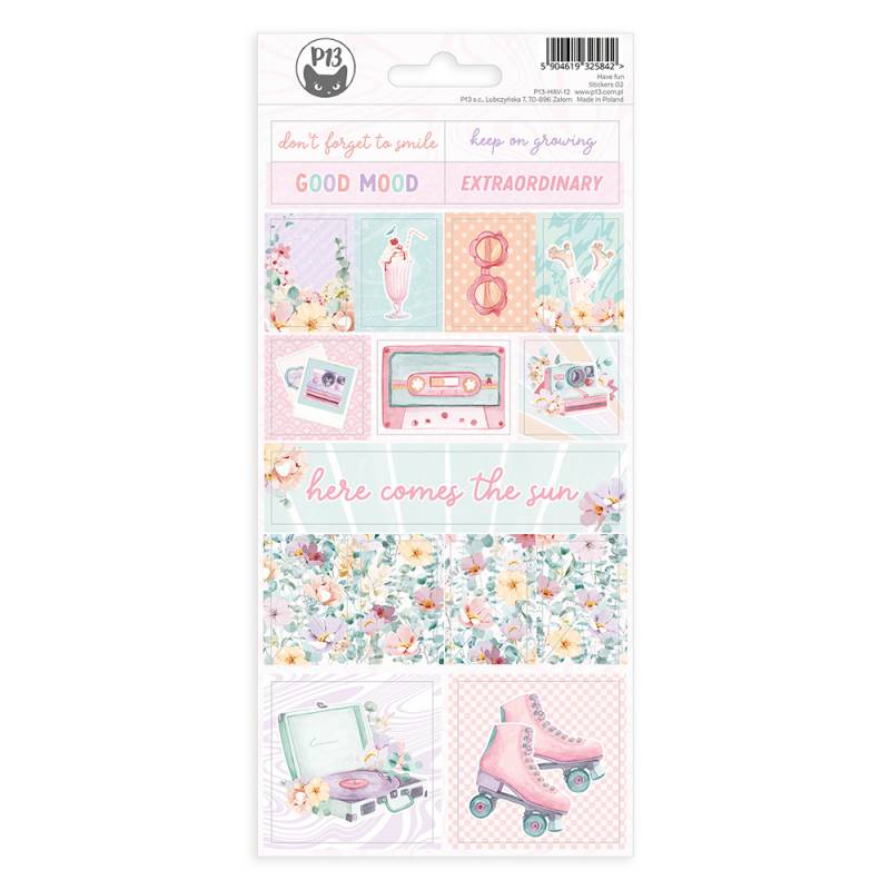P13 Have Fun - Sticker sheet #2 — Papermaze