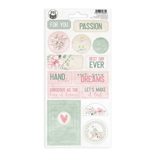 P13 Let Your Creativity Bloom - Chipboard Sticker Sheet #2