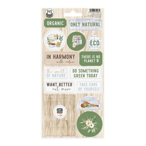 P13 There is No Planet B - Chipboard Sticker Sheet #2
