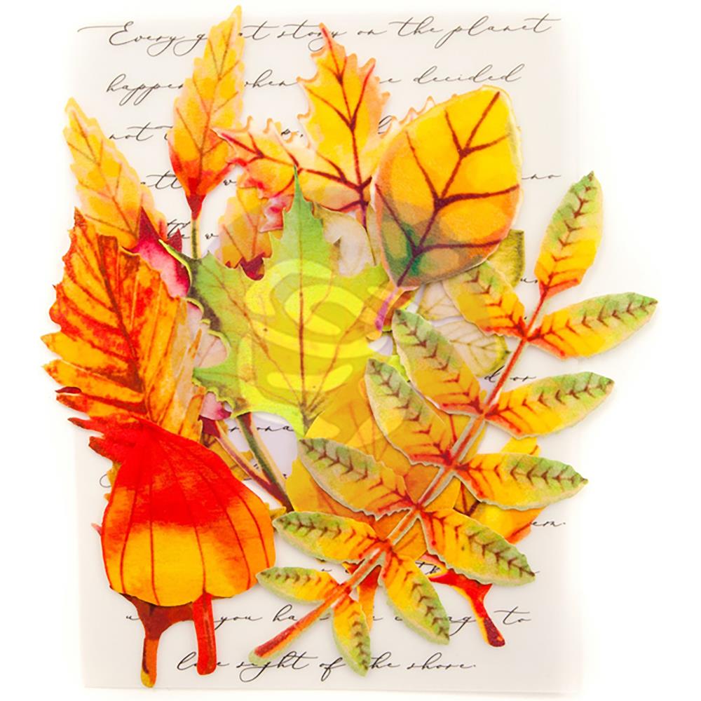 Prima Printed Fabric Leaves - Autumn Maple