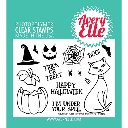 Avery Elle Clear Stamps - Bad Kitty
