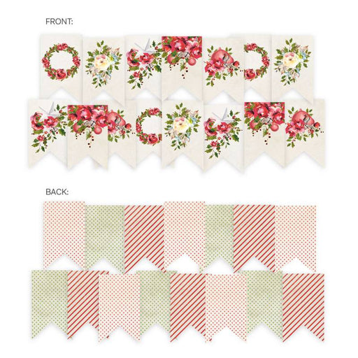 P13 Rosy Cosy Christmas - Banner Die Cuts