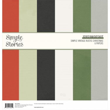 Simple Stories Simple Vintage Rustic Christmas - Basics Kit