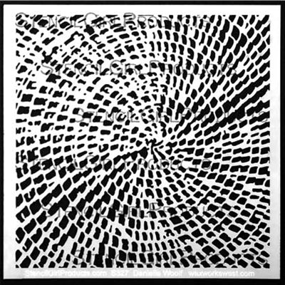 StencilGirl 6x6 Stencil - Basket