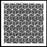 StencilGirl 6x6 Stencil - Hexagonal Basket Weave