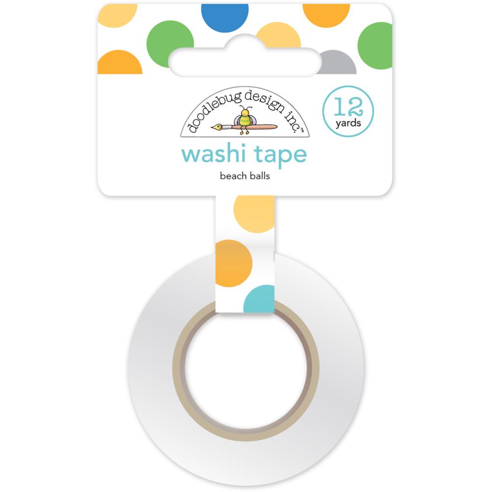Doodlebug Design Washi Tape - Beach Balls