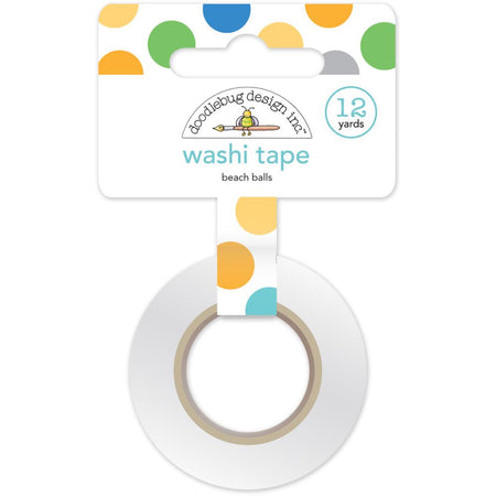 Doodlebug Design Washi Tape - Beach Balls