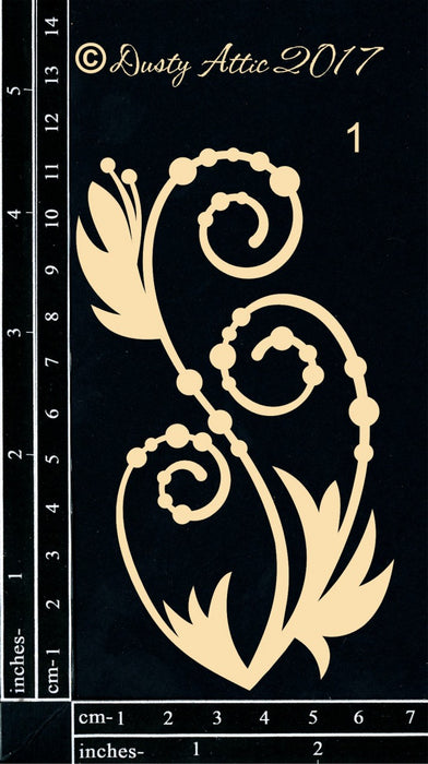 Dusty Attic - Beaded Flourish #1