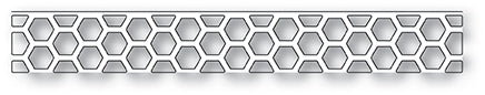 Poppystamps Die - Big Hexagon Border Layer