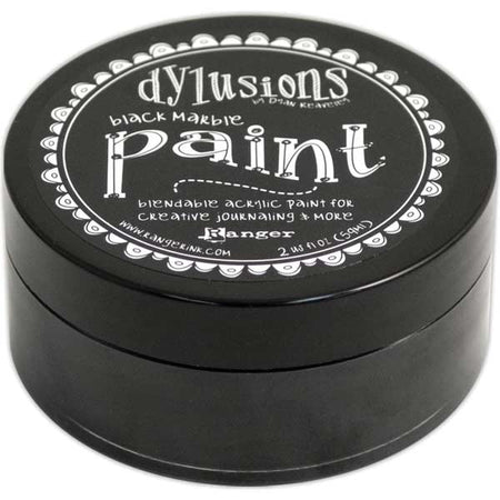 Dylusions Paint - Black Marble