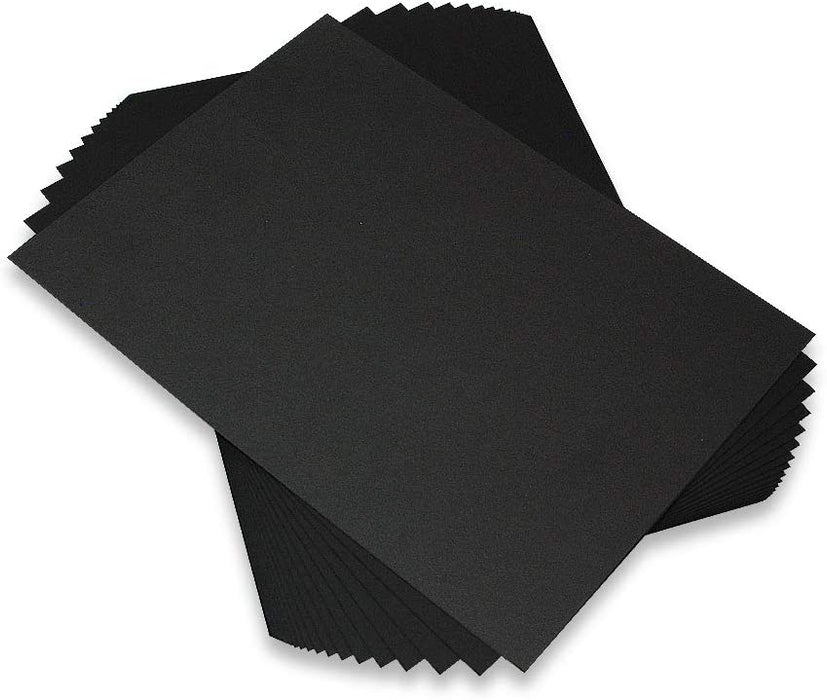 Craft UK Black A4 Card 20 Pack