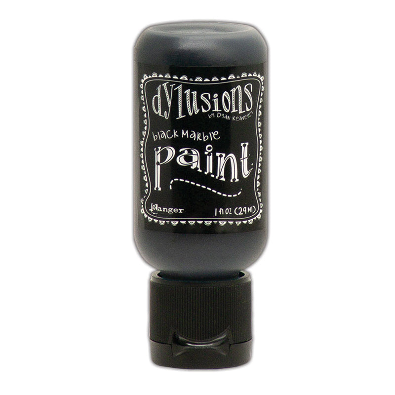 Dylusions 1oz Paint - Black Marble