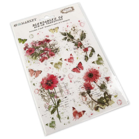 49 & Market Vintage Bits Rub-Ons - Blendables 02