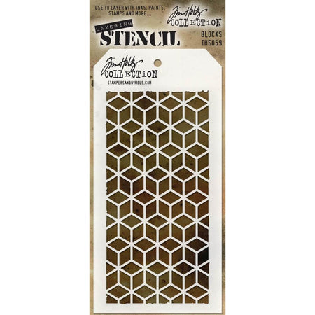 Tim Holtz Layering Stencil - Blocks