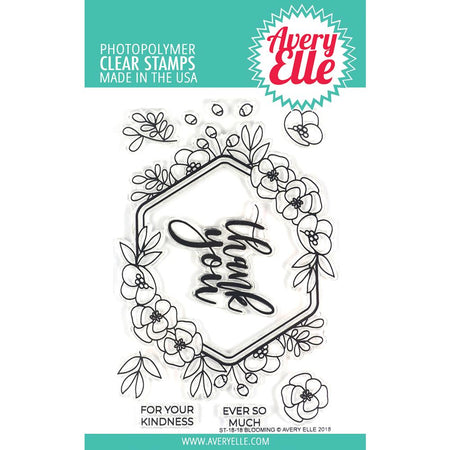 Avery Elle Clear Stamps - Blooming