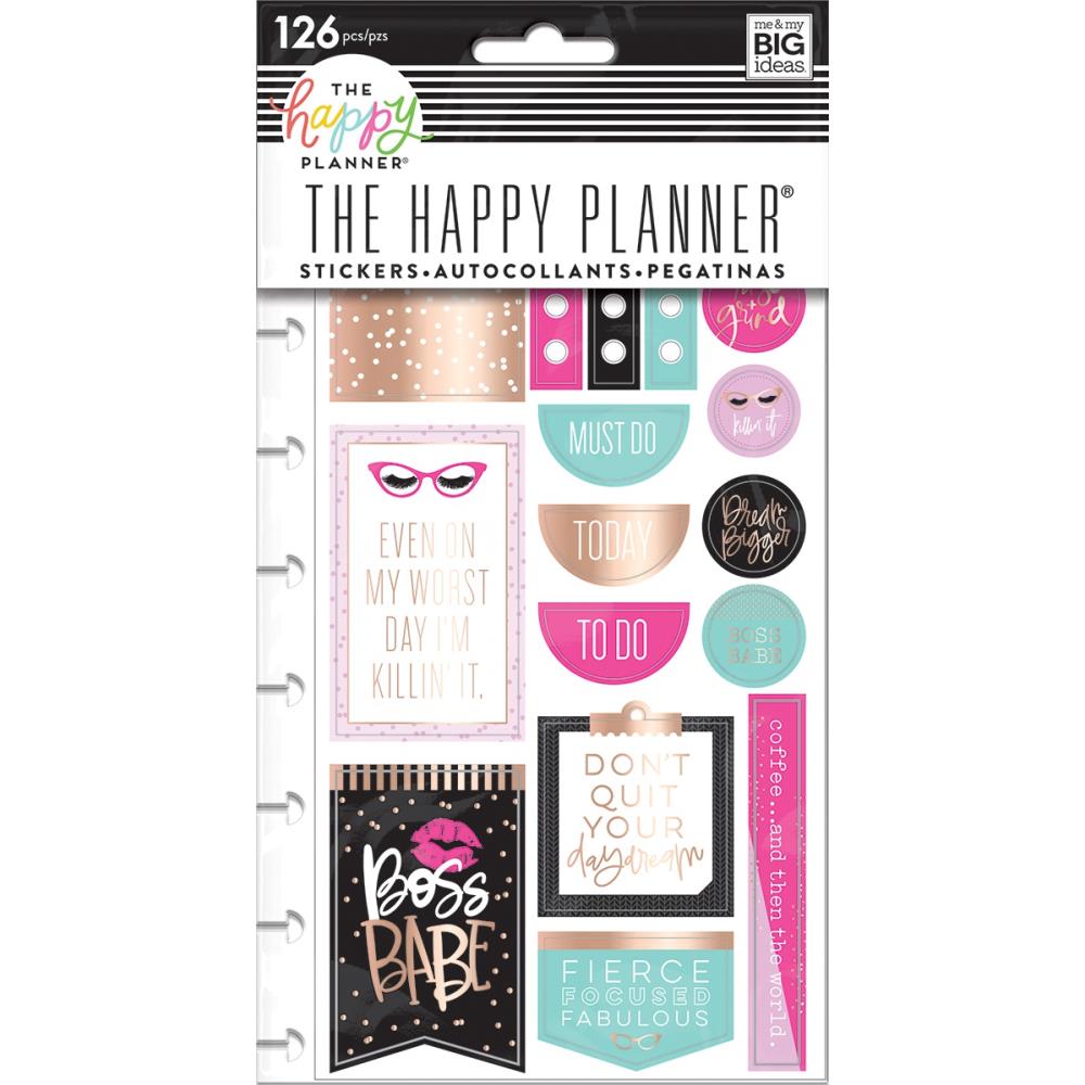 Me & My Big Ideas Happy Planner - Boss Babe Stickers