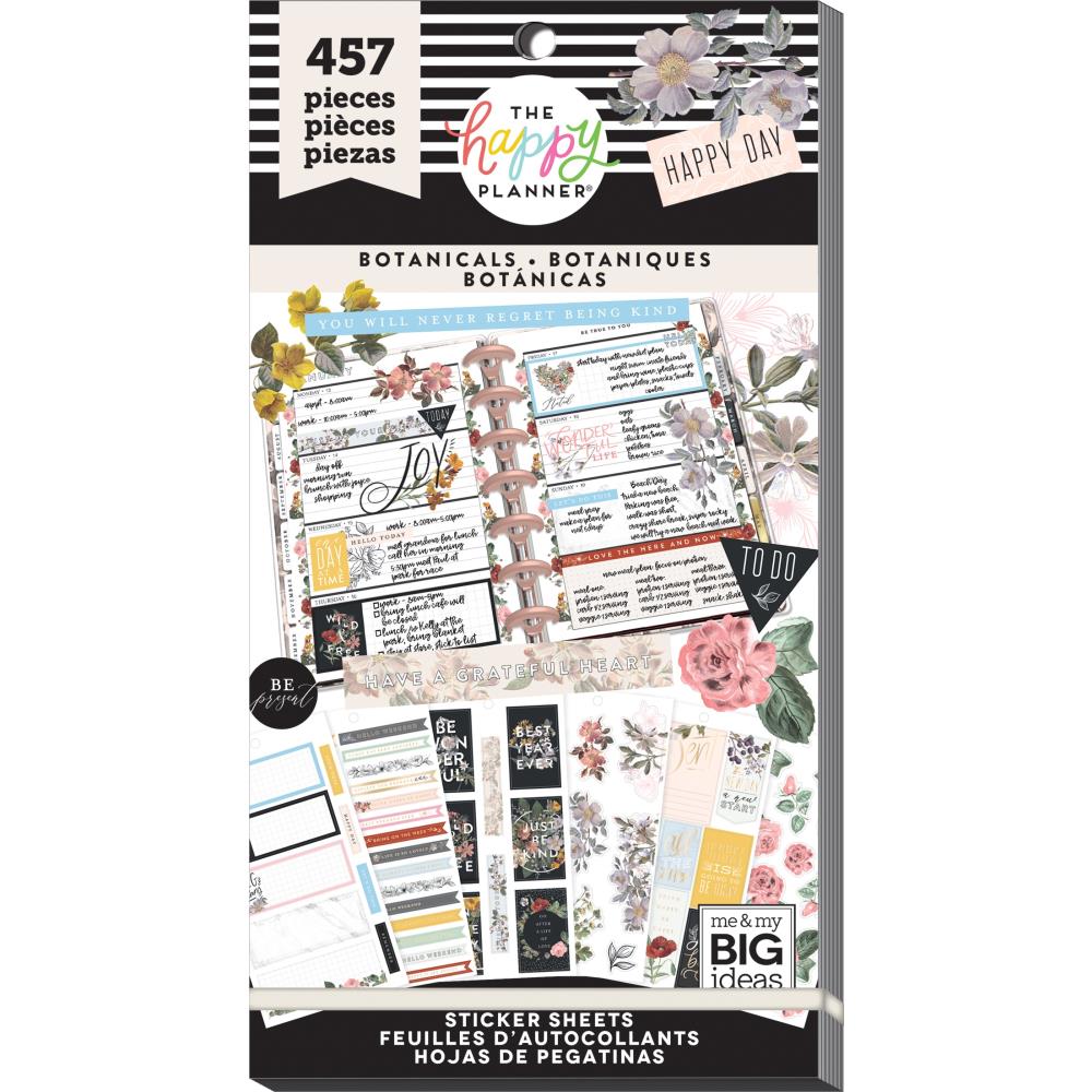 Me & My Big Ideas Happy Planner - Sticker Value Pack Botanicals