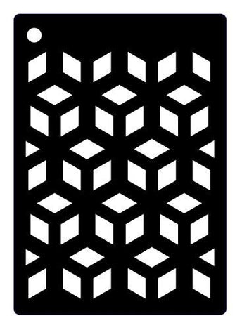 Creative Expressions Mini Stencil - Boxes