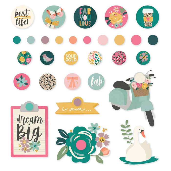 Simple Stories I Am - Decorative Brads